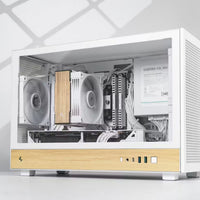 DeepCool CH260 Wood mATX Gaming Chassis White DeepCool