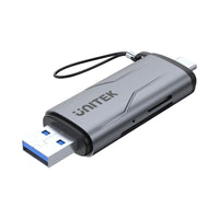 UNITEK USB3-2-IN-1 MICRO SD CARD READER(R1010A) - CNV-USB3-MICROSD-U