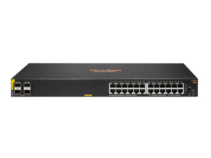 HPE ARUBA 6000 24G 4SFP MANAGED POE SWITCH