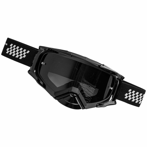 Tork Craft Tork Craft Mx Race Goggles Black & White Adult Rac01020 B