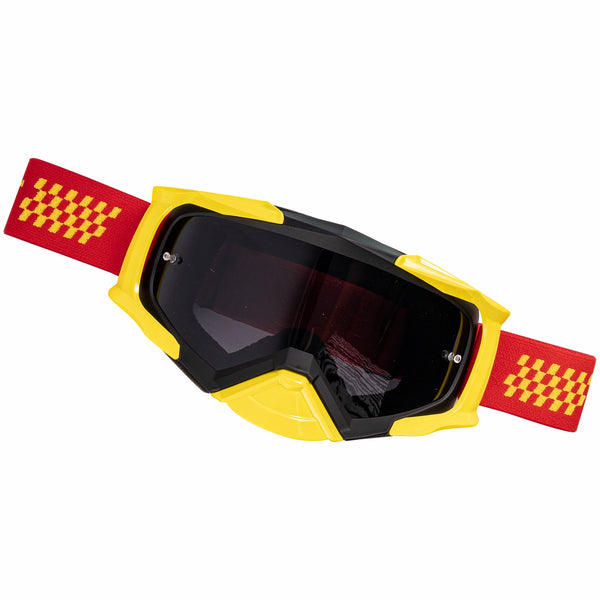 Tork Craft Tork Craft Mx Race Goggles Red & Yellow Adult Rac01020 R