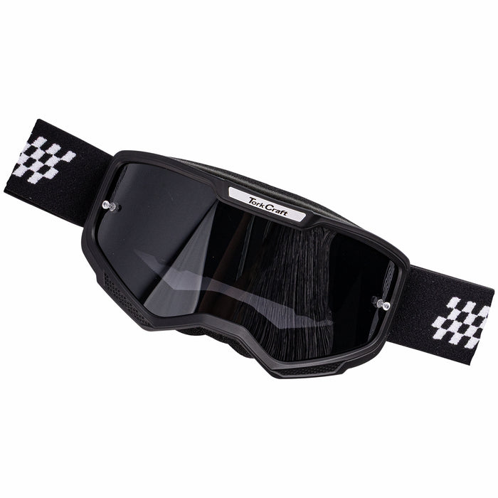 Tork Craft Tork Craft Mx Race Goggles Black & White Junior Rac01033 B