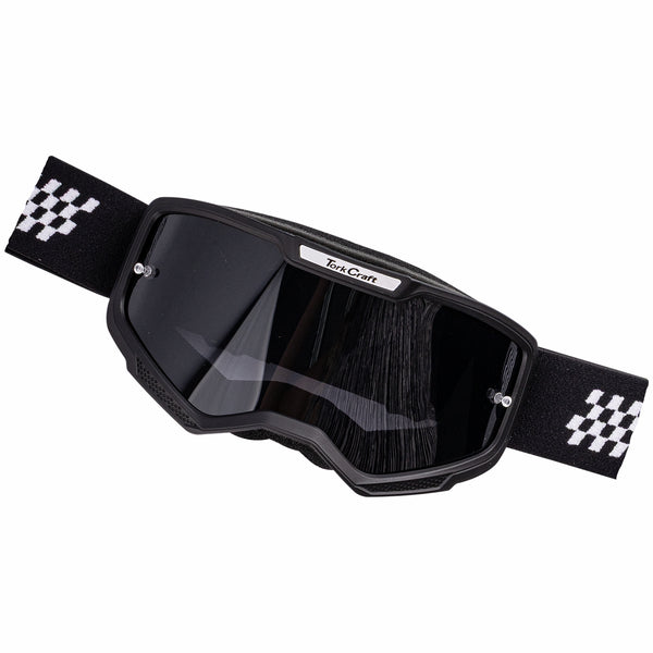 Tork Craft Tork Craft Mx Race Goggles Black & White Junior Rac01033 B