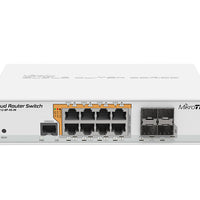 MikroTik Cloud Router Switch CRS112-8P-4S-IN: 8 Port PoE, 4 SFP. High-Performance Network Switch