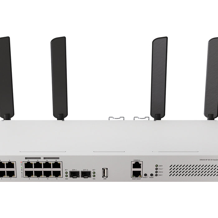 MikroTik Cloud Router Switch 16 Port with 8 PoE 150W 2SFP+ WiFi 6 - RB-CRS418PAX