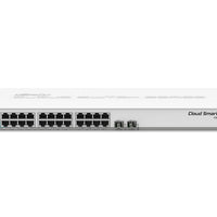 MikroTik SwOS Cloud Smart Switch 24 Port Gigabit 2SFP+ | CSS326-24G-2S+RM