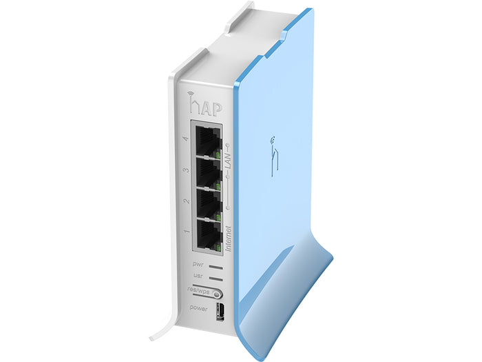 MikroTik hAP Lite Tower Router | 4 Port Ethernet, WiFi - RB941-2nD-TC