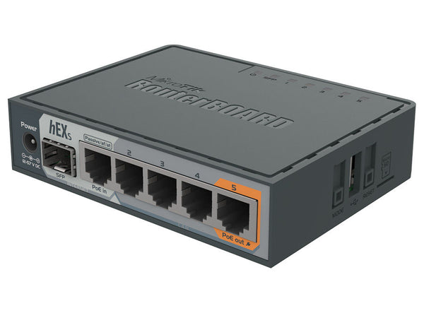 MikroTik hEX S Router: Gigabit, 1x 2.5G SFP, Desktop Router E60iUGS - High-Performance Networking Solution