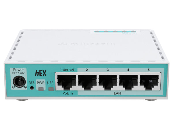 MikroTik hEX 5 Port Gigabit Desktop Router | E50UG