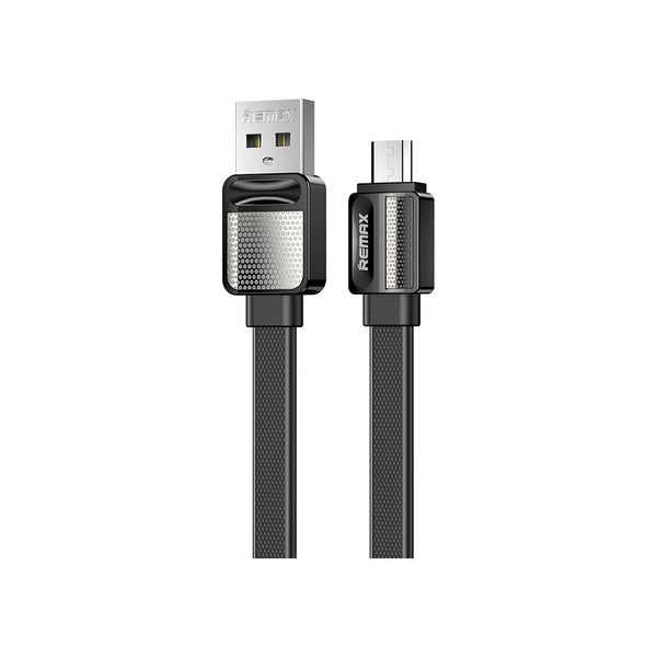 REMAX 1M FLAT USB TO MICRO CABLE BLACK (RC-154M) - CAB-USB-TC-RC-154M-B