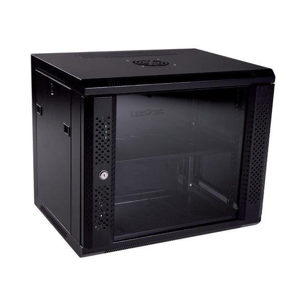 9U SINGLE SEC 600X450MM,1FAN,1SHELF,FLAT PACK - RCK-SH-WS3-9UWB