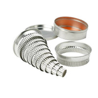 Round Cookie Cutter Set - 10 Stainless Steel Cutters for Baking - Chavda.com