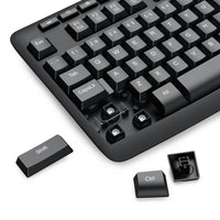 Redragon BK-7366 Full-size Ergonomic Wired Membrane Office Keyboard - Black-RD-BK-7366