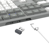 Redragon BK-7485 Wireless Office Keyboard - Grey-RD-BK-7485 Redragon