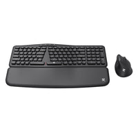 Redragon BS7161 2.4G Wireless Keyboard and Mouse Combo - Black-RD-BS-7162MAX