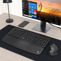 Redragon BS7161 2.4G Wireless Keyboard and Mouse Combo - Black-RD-BS-7162MAX