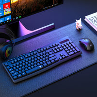 Redragon BS-7367-A Wireless Keyboard and Mouse Combo - Black-RD-BS-7367-A