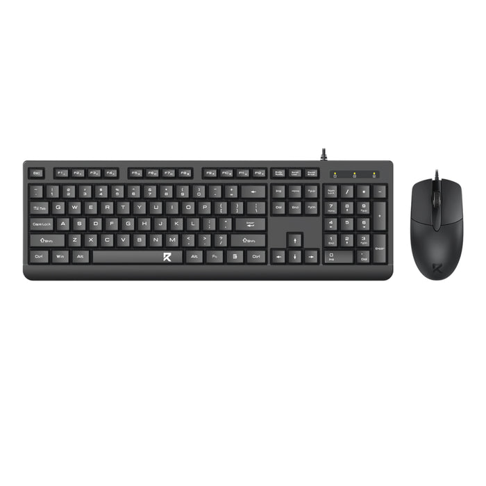 Redragon BS-7543 Wired Keyboard and Mouse Combo - Black-RD-BS-7543