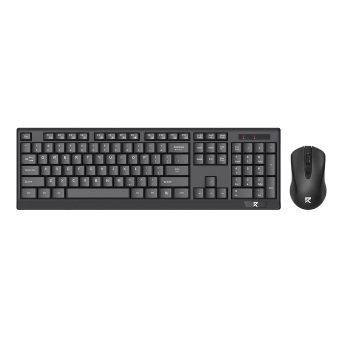 Redragon BS-8343A Wireless Keyboard and Mouse Combo - Black-RD-BS-8343A