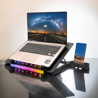 REDRAGON Dual USB 5 Fan RGB Gaming Notebook Stand-RD-GCP500