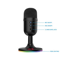 Redragon GM303 PULSAR Gaming Stream Microphone - Black-RD-GM303