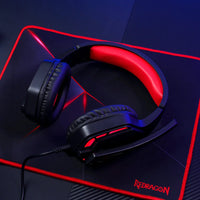 REDRAGON Over-Ear THEMIS Aux Gaming Headset - Black-RD-H220N