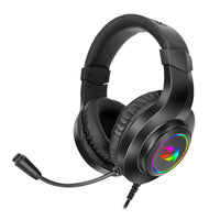 REDRAGON Over-Ear HYLAS Aux (Mic and Headset)|USB (Power Only)
RGB Gaming Headset - Black-RD-H260RGB