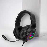 REDRAGON Over-Ear HYLAS Aux (Mic and Headset)|USB (Power Only)
RGB Gaming Headset - Black-RD-H260RGB