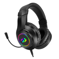 REDRAGON Over-Ear HYLAS Aux (Mic and Headset)|USB (Power Only)
RGB Gaming Headset - Black-RD-H260RGB