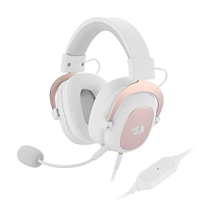 REDRAGON Over-Ear ZEUS 2 USB Gaming Headset - White-RD-H510W