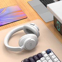 Redragon H610 VIBECORE ANC Bluetooth Wireless Over-ear Headphones – White-RD-H610G