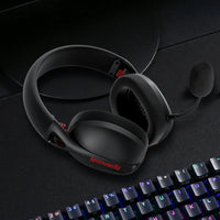 REDRAGON Over-Ear IRE BT5.2 Wireless Gaming Headset - Black-RD-H848