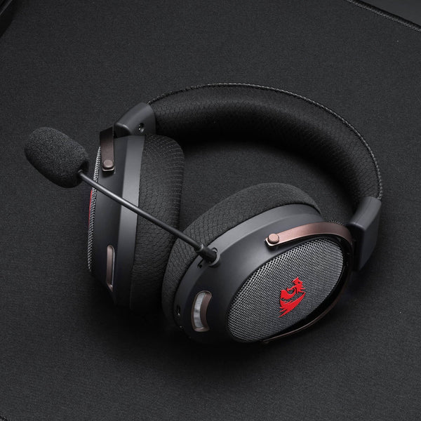 Redragon Arrow Pro H858 Wireless Gaming Headset: Bluetooth & 2.4GHz, Noise Cancelling Microphone