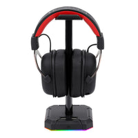Redragon HA300 Scepter Pro RGB Headset Stand with USB Hub (4 x USB 2.0, RGB Lighting)-RD-HA300