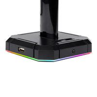 Redragon HA300 Scepter Pro RGB Headset Stand with USB Hub (4 x USB 2.0, RGB Lighting)-RD-HA300