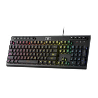 Redragon Aditya RGB Membrane Gaming Keyboard - Black, Wired USB, 104 Keys