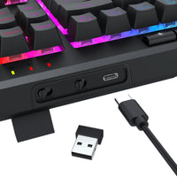 Redragon SHIVA PRO Wireless keyboard - Black-RD-K516RGB-PRO