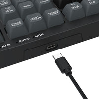 REDRAGON CRUX Membrane Gaming Keyboard - Black-RD-K518-RGB-GB
