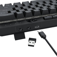 Redragon SHIVA K522 PRO RGB Wireless Gaming Keyboard- Black-RD-K522RGB-PRO