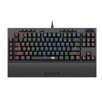 Redragon K588 RGB Pro BROADSWORD TKL Mechanical Wired Gaming Keyboard - Black-RD-K588RGB