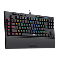 Redragon K588 RGB Pro BROADSWORD TKL Mechanical Wired Gaming Keyboard - Black-RD-K588RGB
