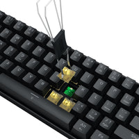 Redragon FIZZ Magnetic Plus 60% RGB Gaming Keyboard - Black-RD-K617RGB-MP