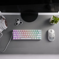 REDRAGON DRAGONBORN Wired Mechanical Keyboard RGB67Key Design - White-RD-K630W-RGB