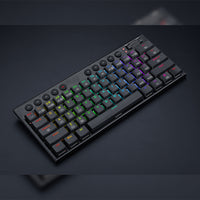 REDRAGON Horus Mini 61Key Red Switch RGB Low Profile Gaming Mechanical Keyboard - Black-RD-K632-RGB