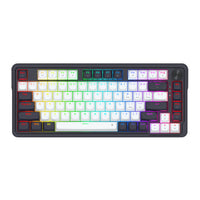 Redragon K673 UCAL 75% Magnetic Ultramag Switch Wired Keyboard - Black-RD-K673WB-RGB-M
