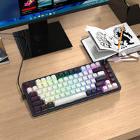 Redragon K673 UCAL 75% Magnetic Ultramag Switch Wired Keyboard - Black-RD-K673WB-RGB-M