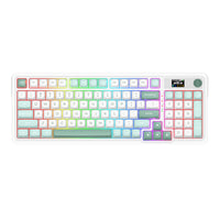 Redragon K719WGB GALATIN RGB PRO Full sized Wireless Gaming Keyboard - White-RD-K719WGB-RGB-PRO