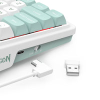 Redragon K719WGB GALATIN RGB PRO Full sized Wireless Gaming Keyboard - White-RD-K719WGB-RGB-PRO
