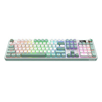Redragon WYVERN K761 Pro Full-size RGB Wireless Mechanical Gaming Keyboard - White/Green-RD-K761WG-RGB-PRO