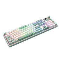 Redragon WYVERN K761 Pro Full-size RGB Wireless Mechanical Gaming Keyboard - White/Green-RD-K761WG-RGB-PRO